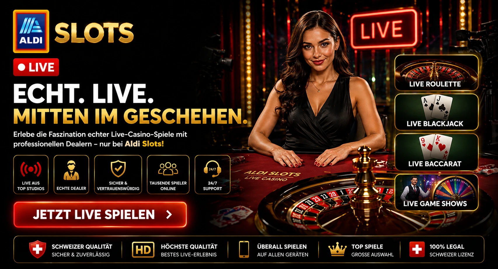 Aldi Slots Live Casino